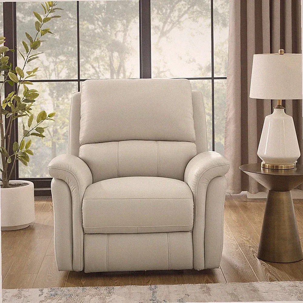 Hydeline Erindale Zero Gravity Power Motion Recline Headrest Leather Recliner